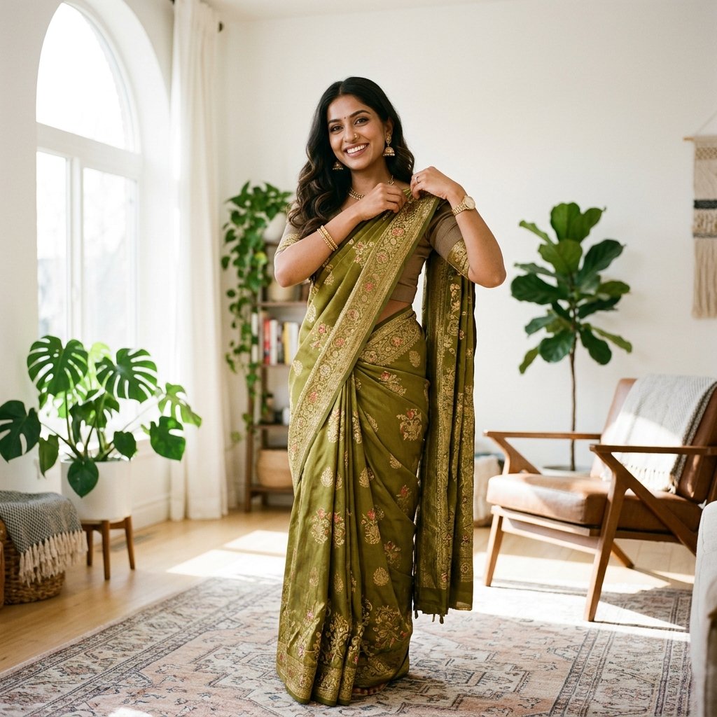How to Style a Banarasi Saree
